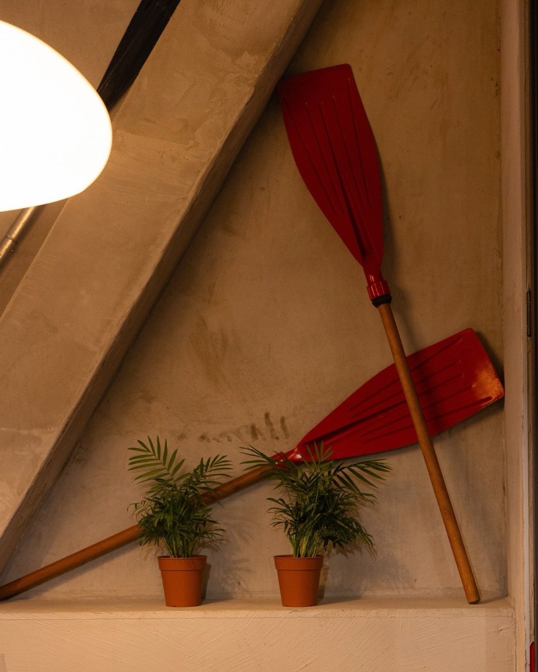 The terrace